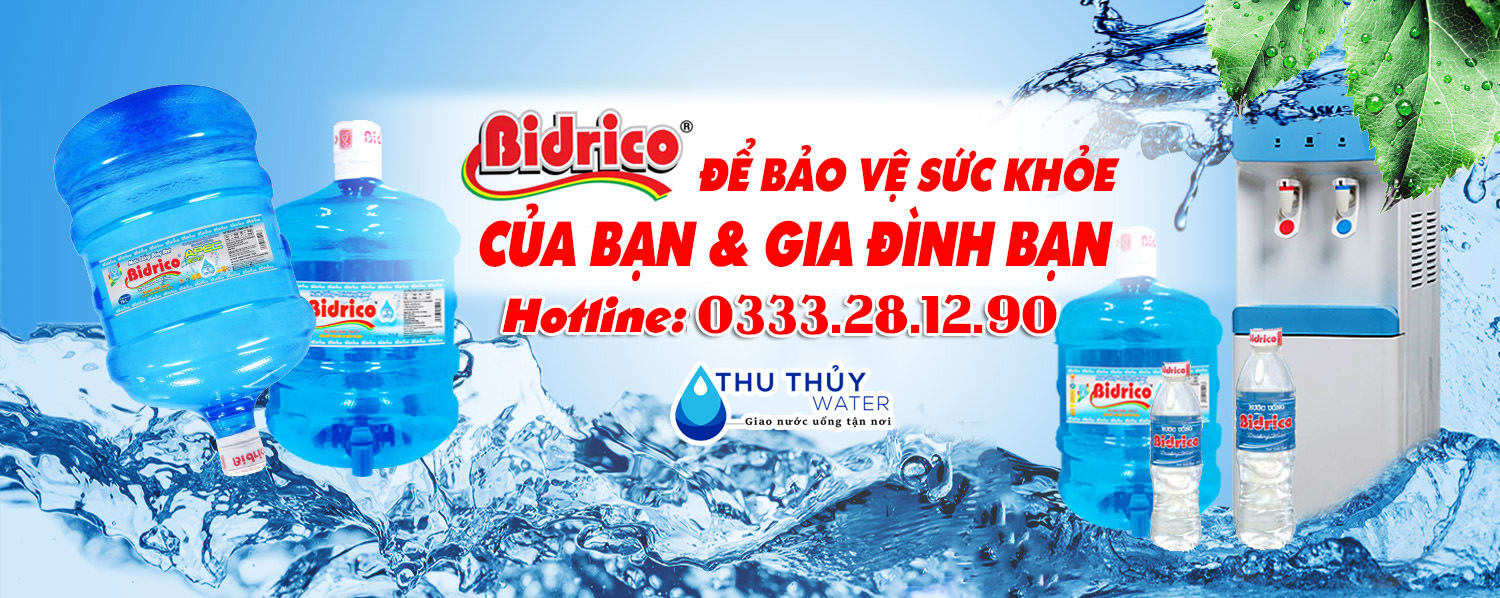Đại lý nước uống Bidrico Thu Thủy Water