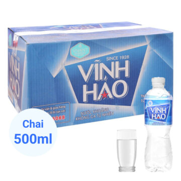 Thùng nước Vĩnh Hảo 500ml