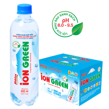 Nước uống ion kiềm cao cấp ION GREEN 500ml