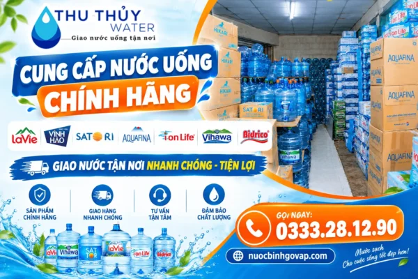Đại lý giao nước uống tại TPHCM - Thu Thủy Water